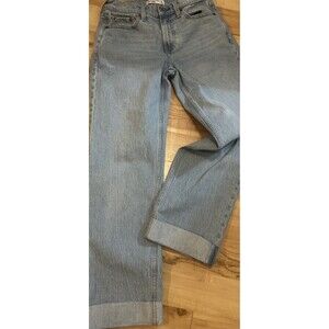 Abercrombie & Fitch Women’s Jeans 25/0R The Baggy Low Rise (28x28)Rolled Cuff